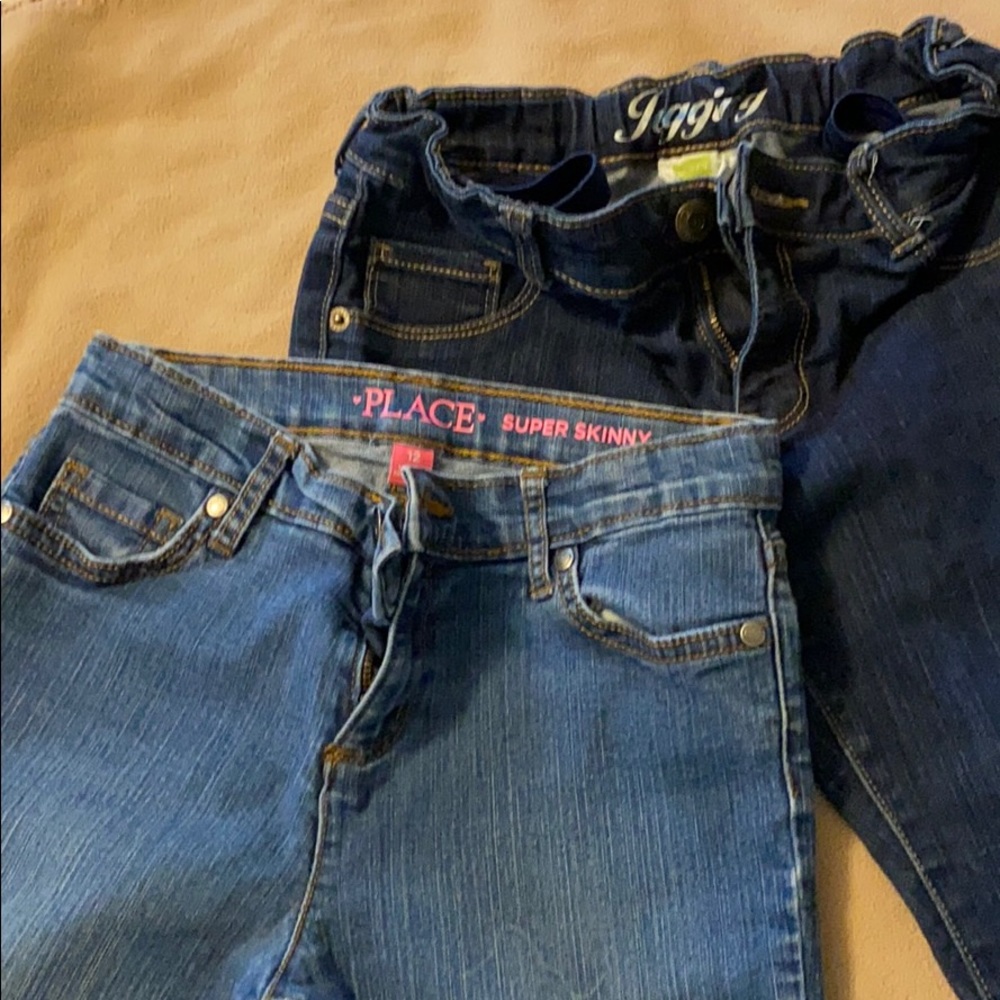 Girls jean bundle size 12